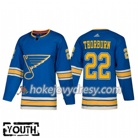 Dětské Hokejový Dres St. Louis Blues Chris Thorburn 22 Alternate 2018-2019 Adidas Authentic